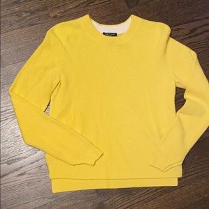 100% cashmere yellow rag and bone sweater